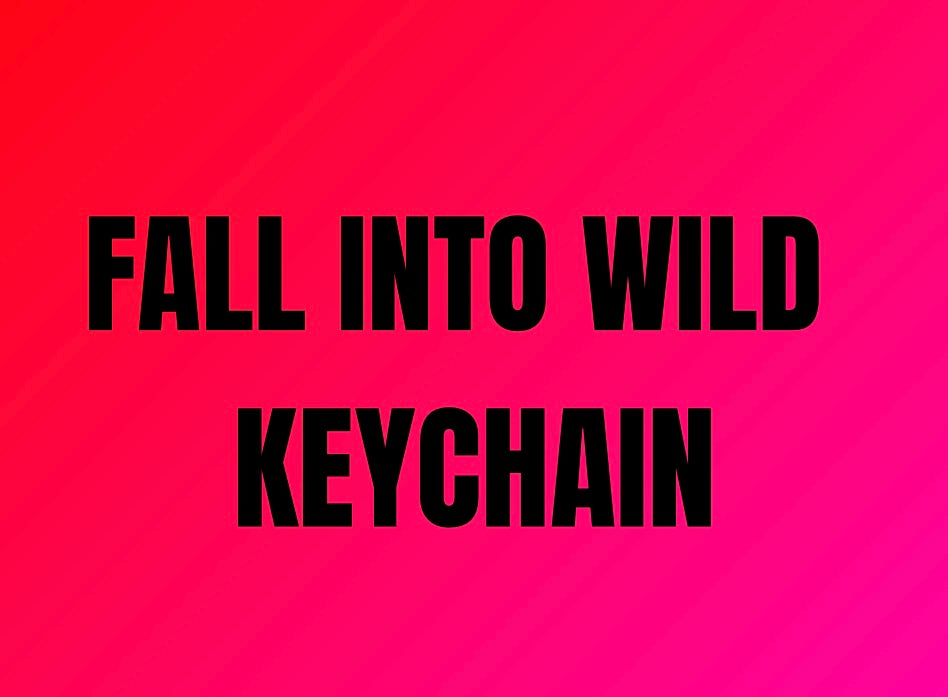 New Fall in wild clothing keychain