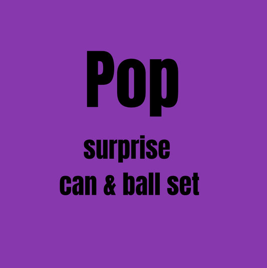 Surprise can & ball set