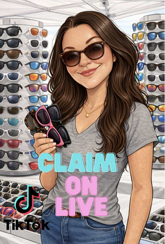 Claim on live sunglasses