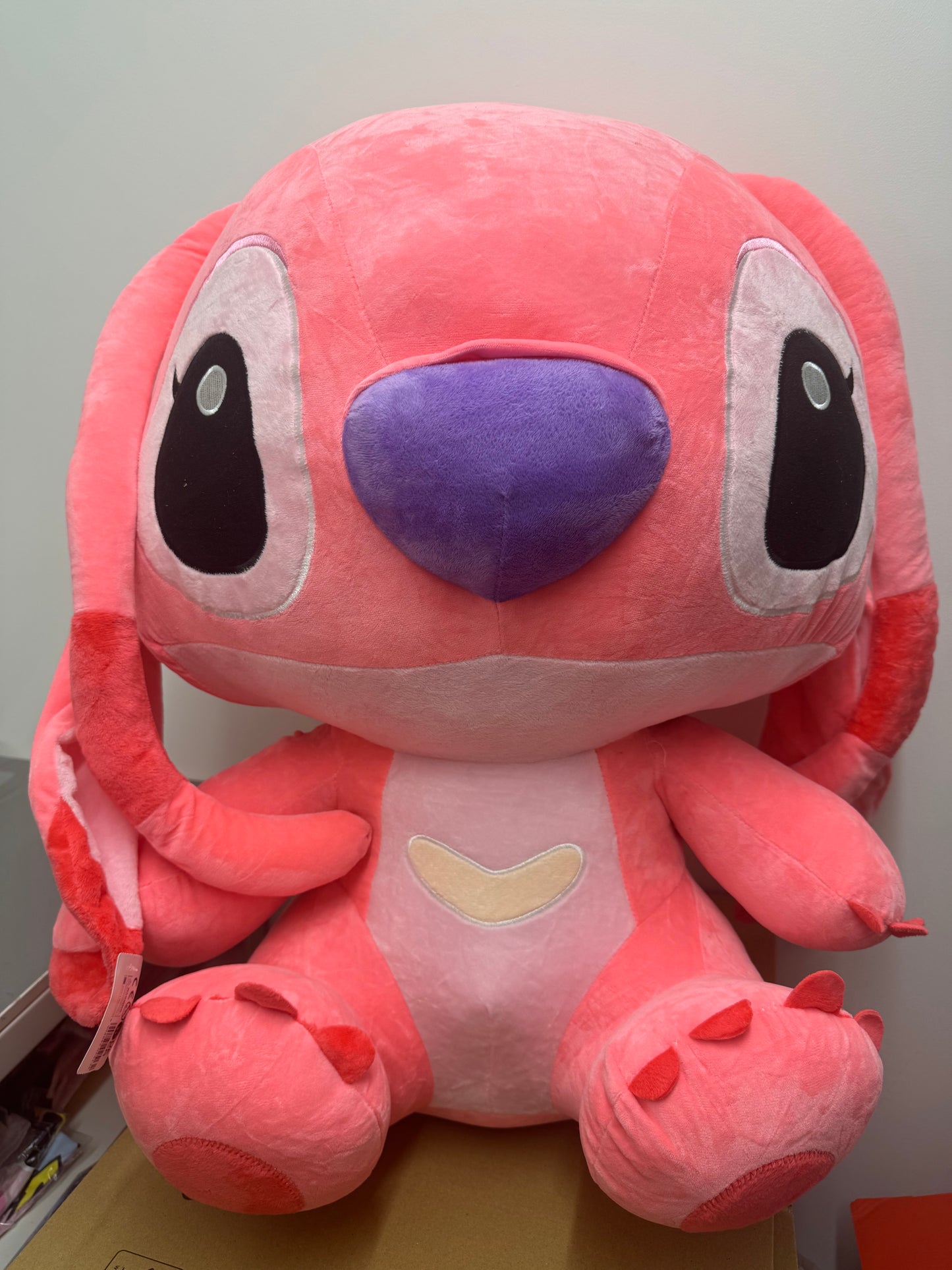 Xlarge pink angel plush
