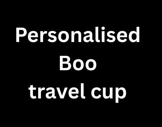 Personalised travel cup