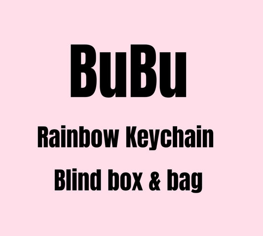 Rainbow & necklace keychain