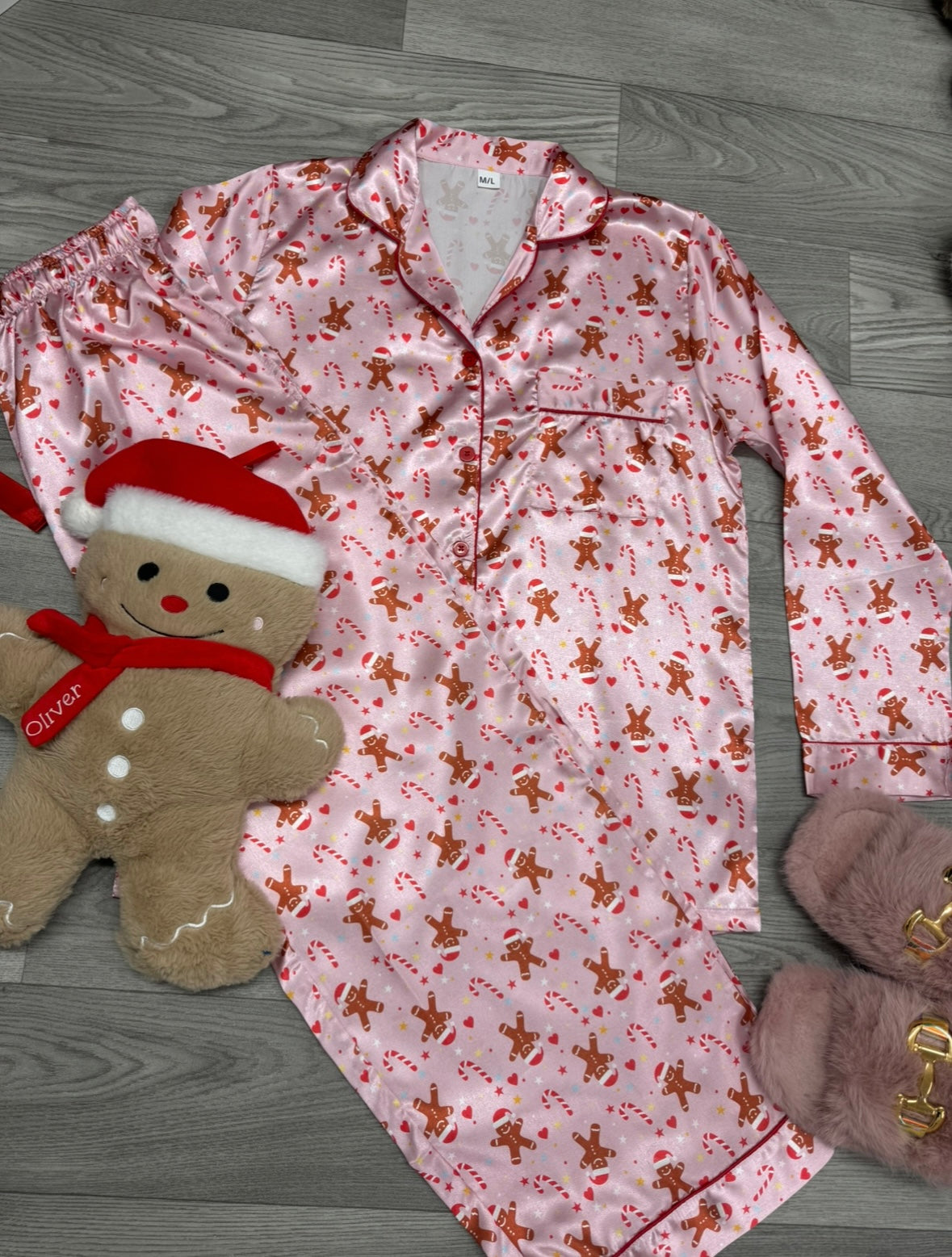Women’s Gingerbread pj set