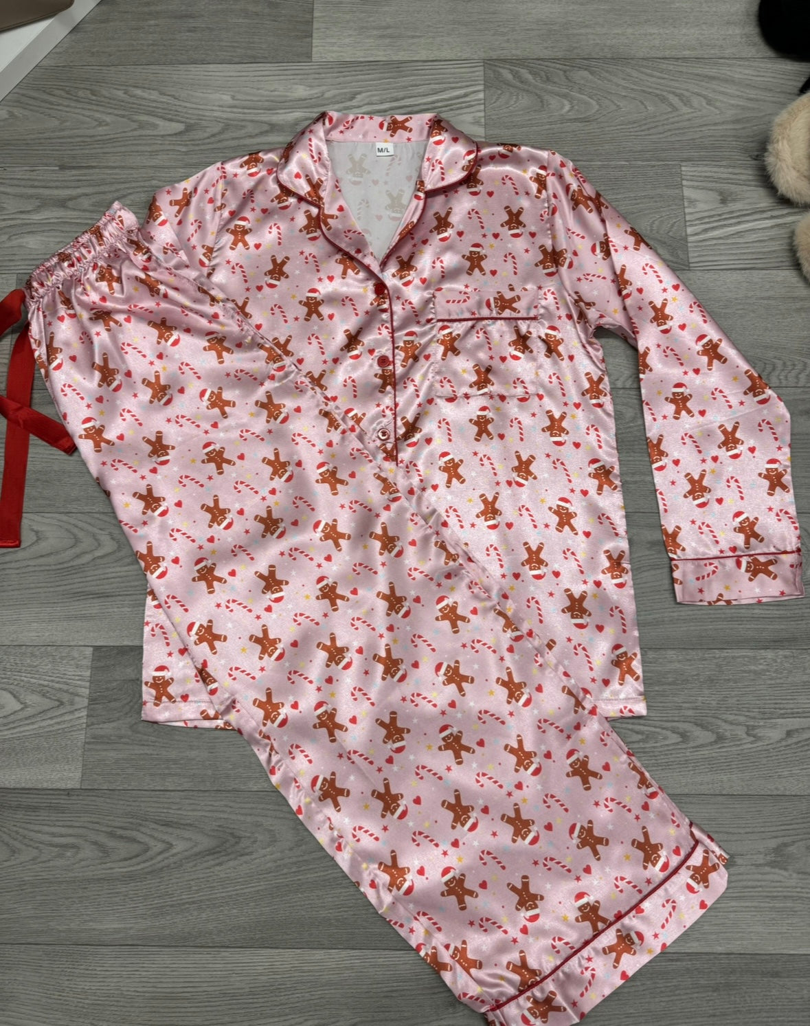 Women’s Gingerbread pj set
