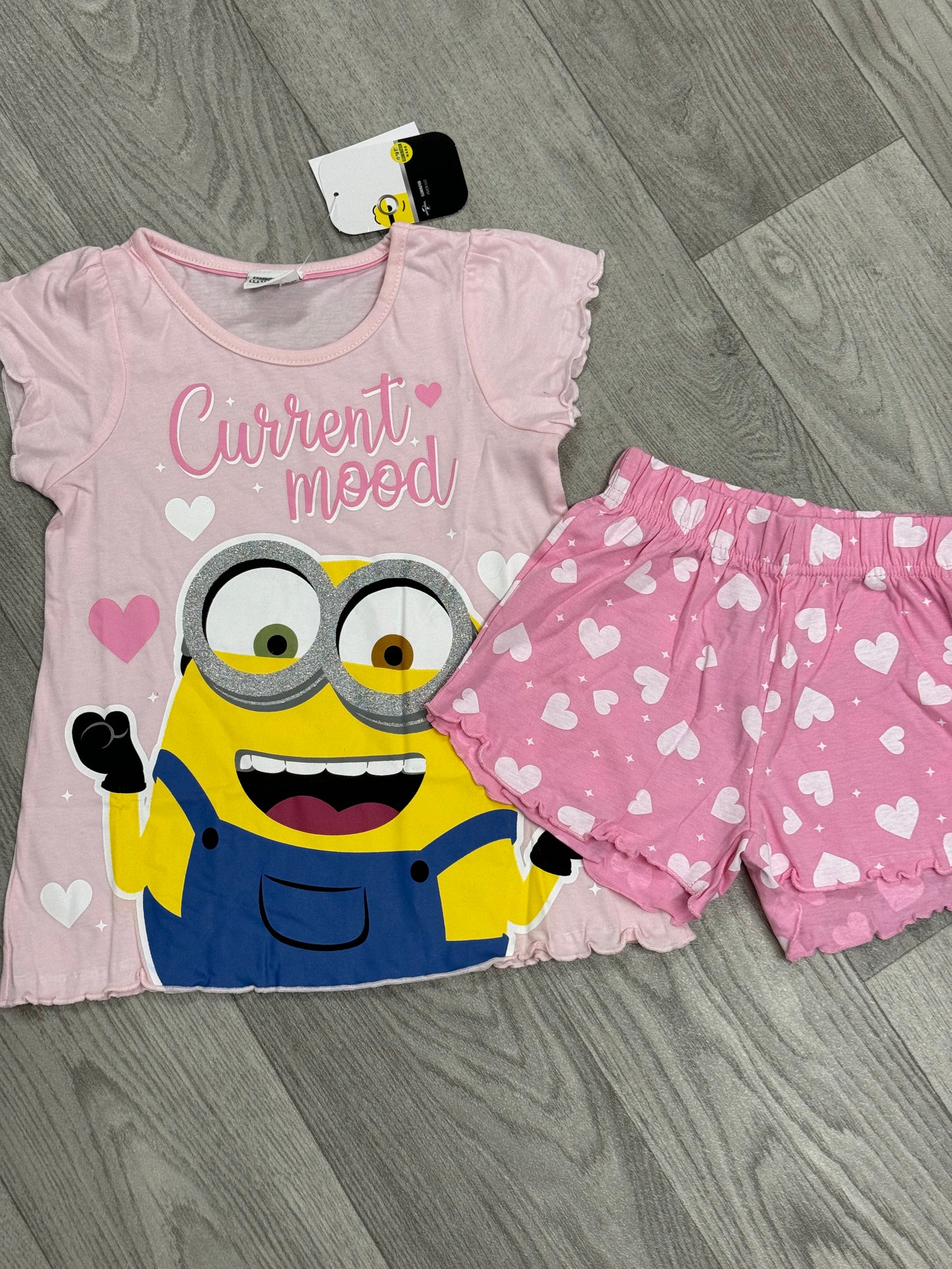 Minion short pj set