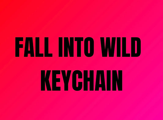 New Fall in wild clothing keychain